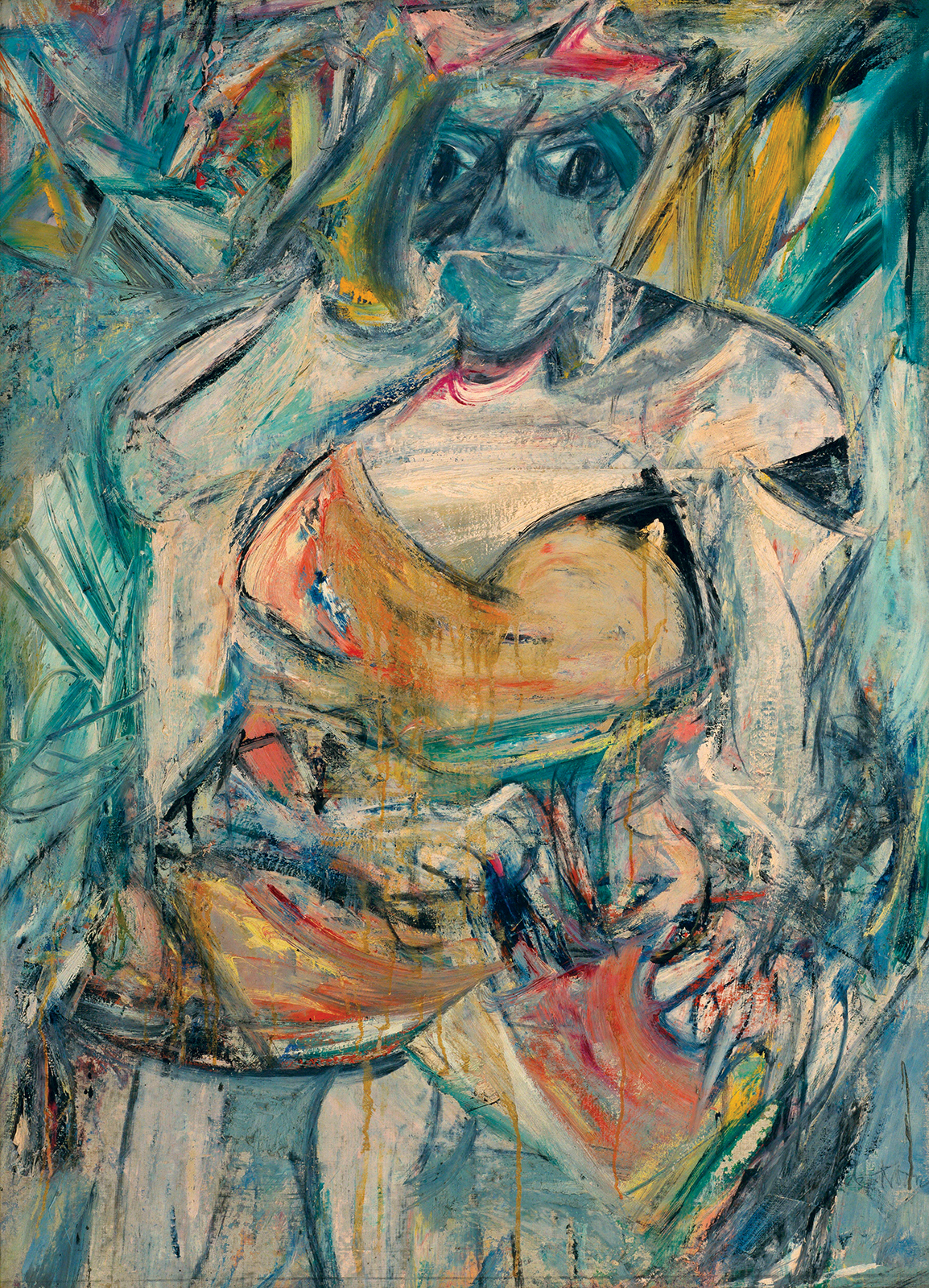 Willem de Kooning - Woman (abstract picture)